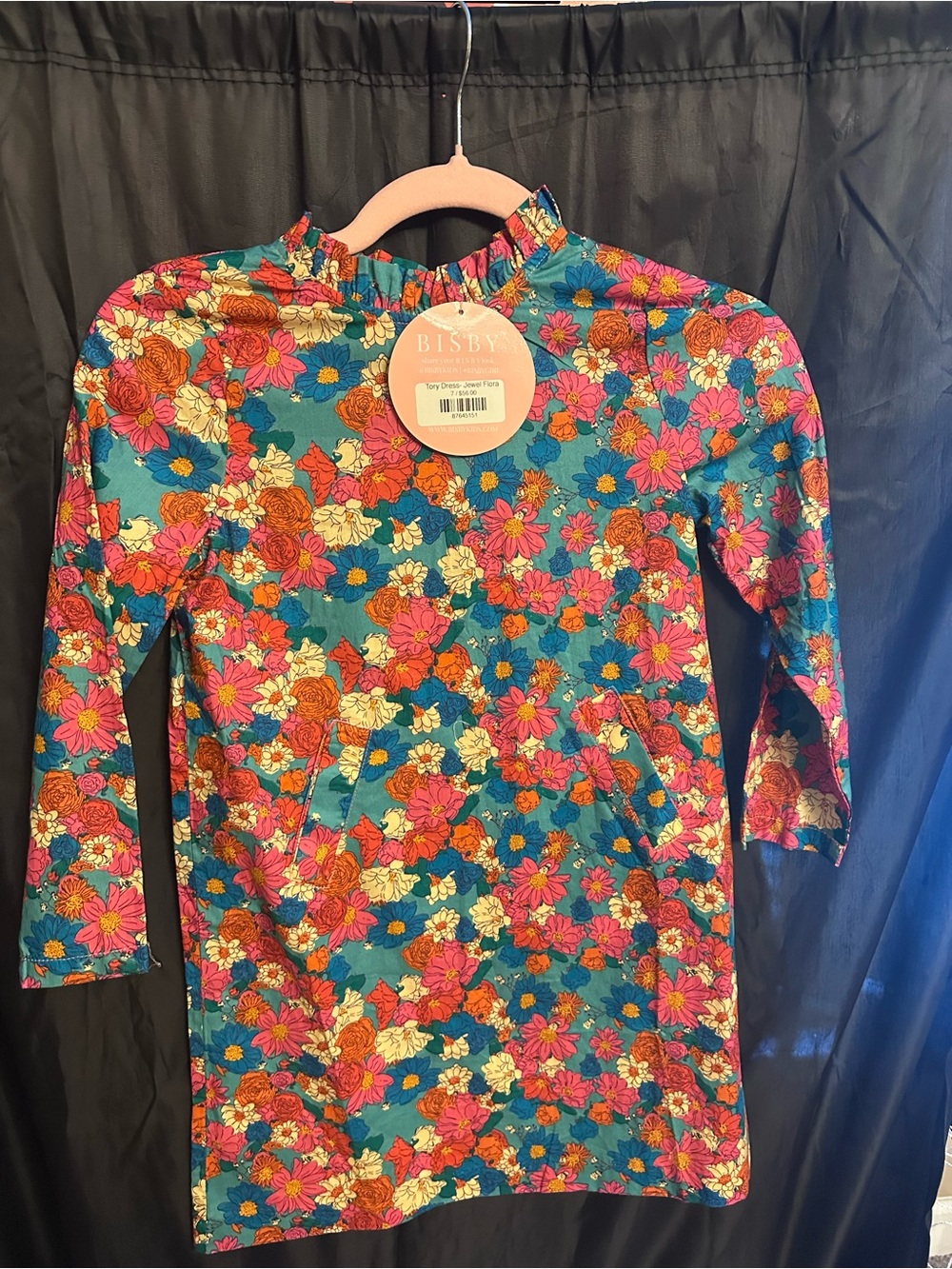 Girls' Bisby Tory Floral Long Sleeve Dress